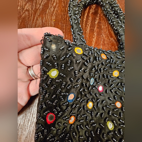 Hand Beaded Mini Purse - Picture 3 of 15